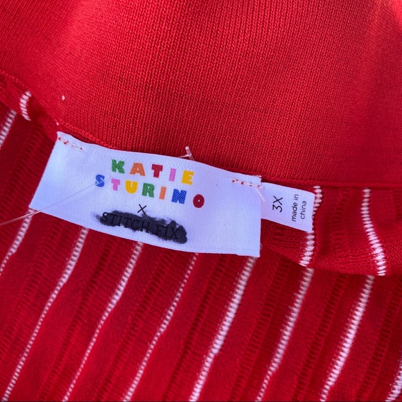 Katie Sturino Rosalind Pleated Knit Skirt plus 3X - Picture 5 of 6